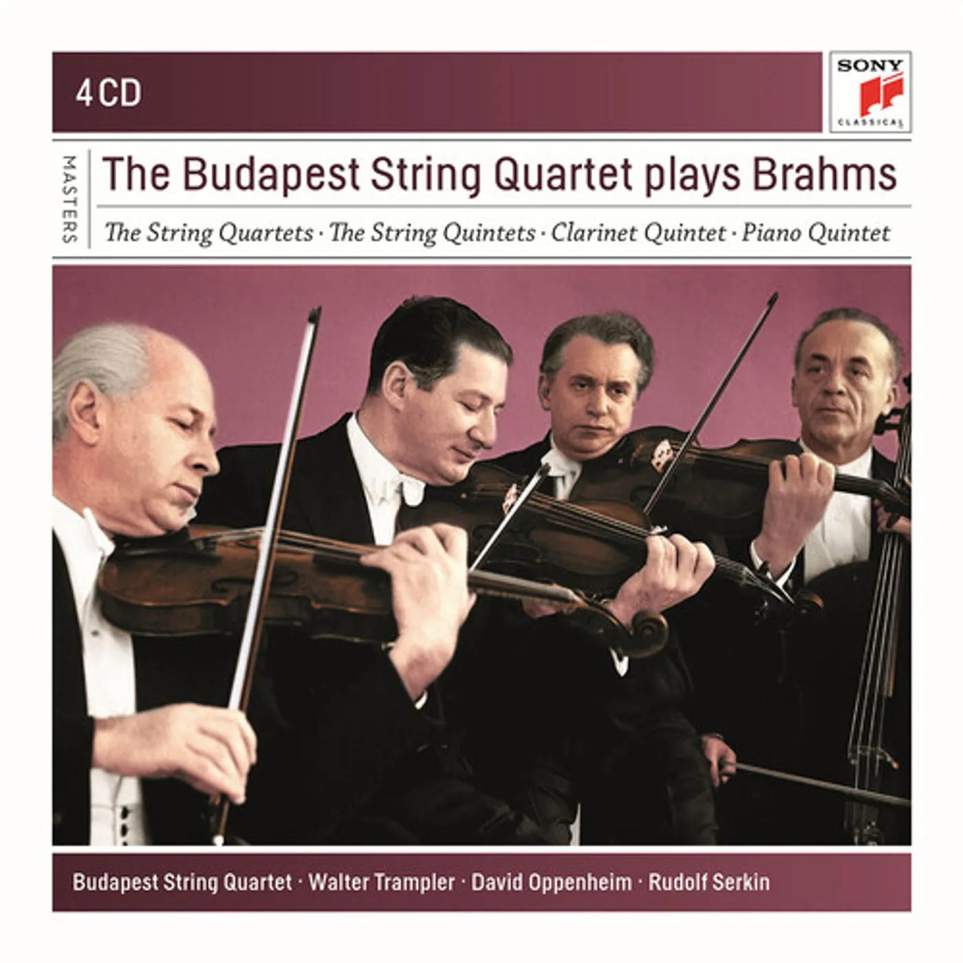Budapest String Quartet BUDAPEST STRINQ QUARTET PLAY BRAHMS CD