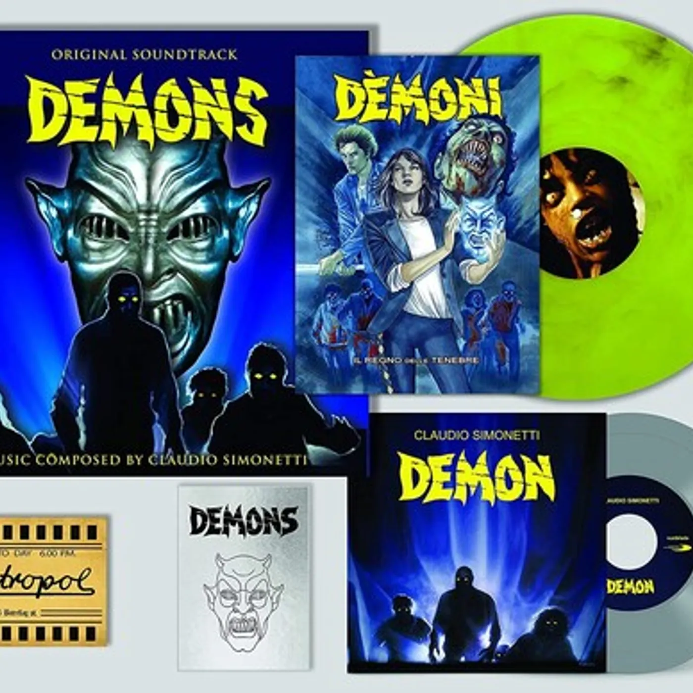 Claudio Simonetti DEMONS - Original Soundtrack Vinyl Record