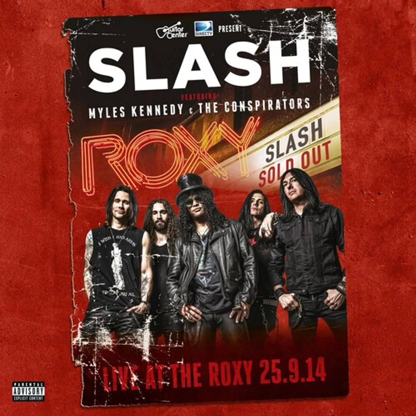 Slash LIVE AT THE ROXY Vinyl Record