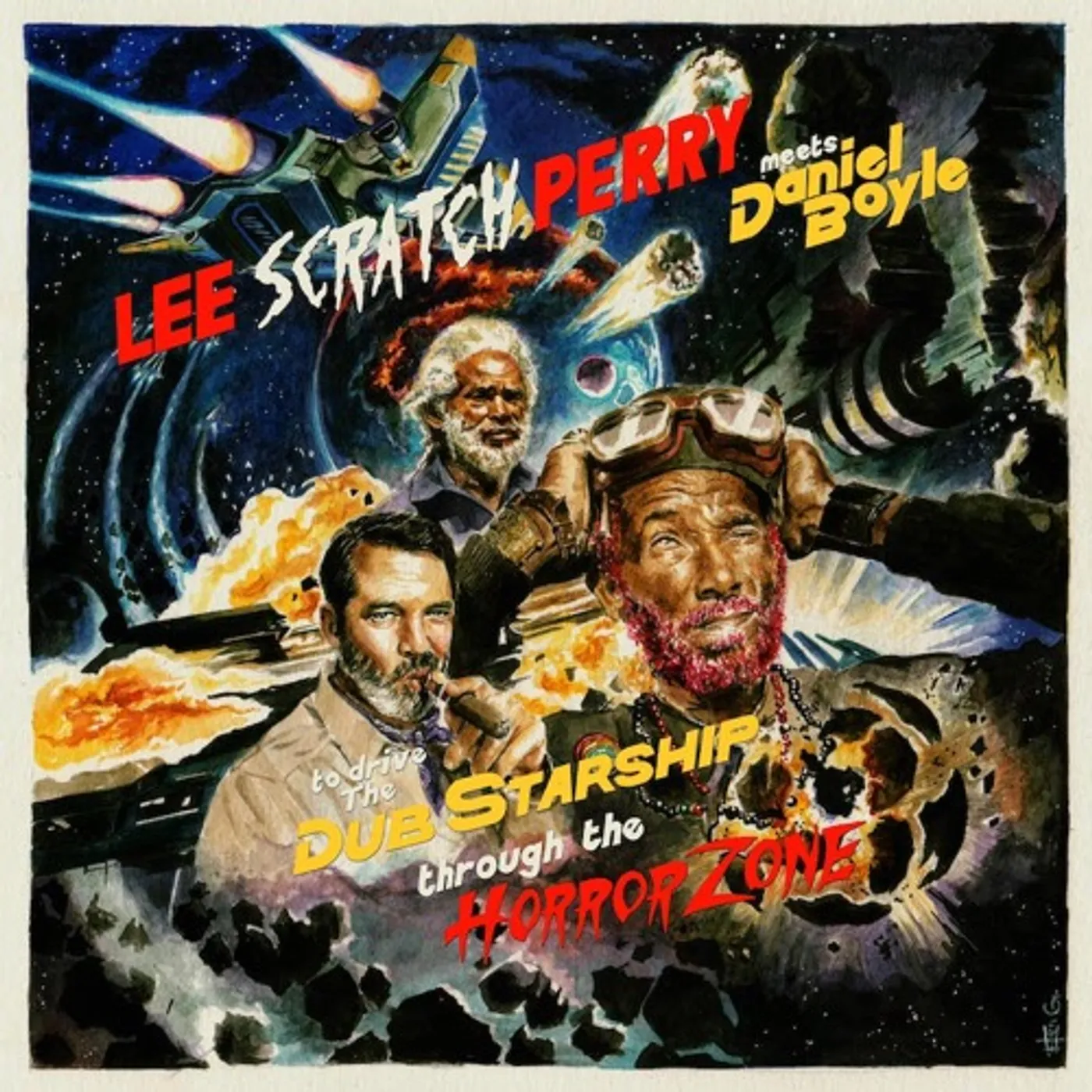 Lee "Scratch" Perry MEETS DANIEL BOYLE TO DRIVE DUB Vinyl Record