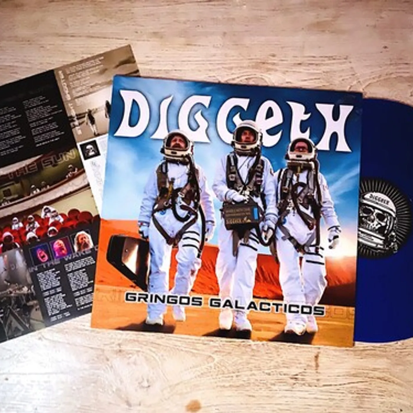 Diggeth GRINGO GALACTICOS (BLUE METALLIC VINYL) Vinyl Record