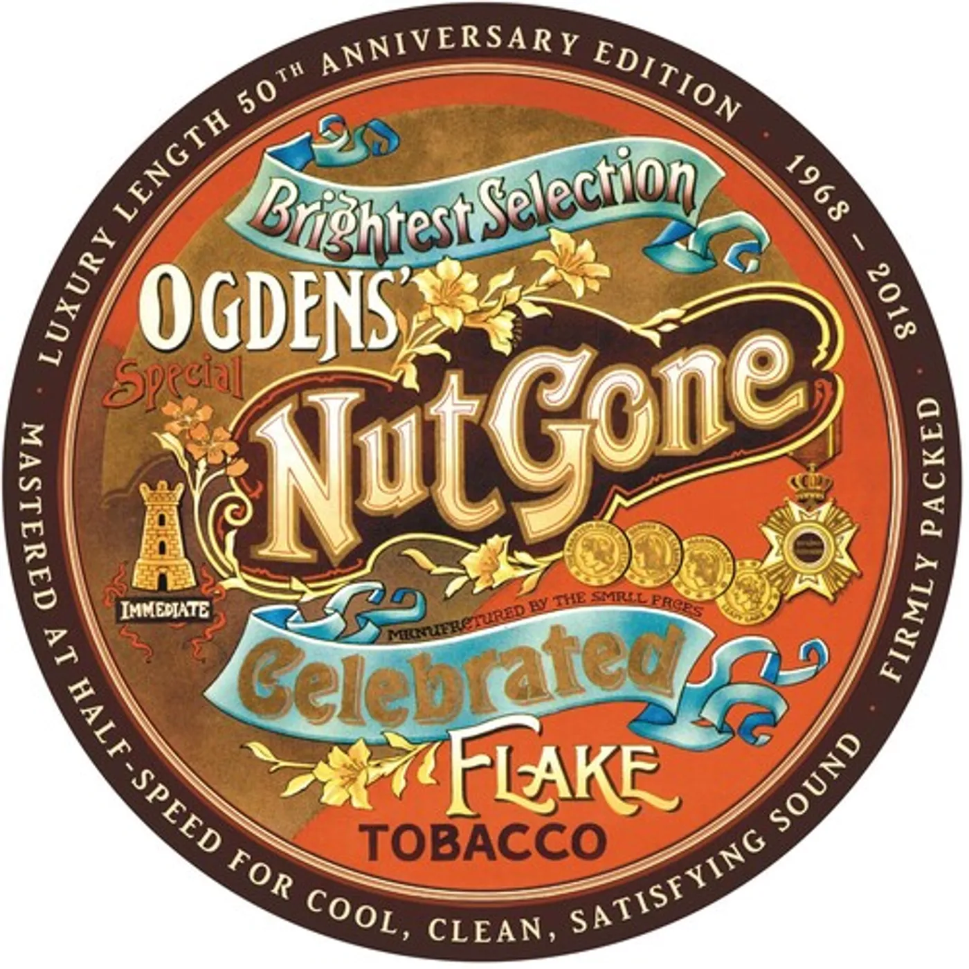 Small Faces OGDENS' NUT GONE FLAKE (50TH ANNIVERSARY) Vinyl Record