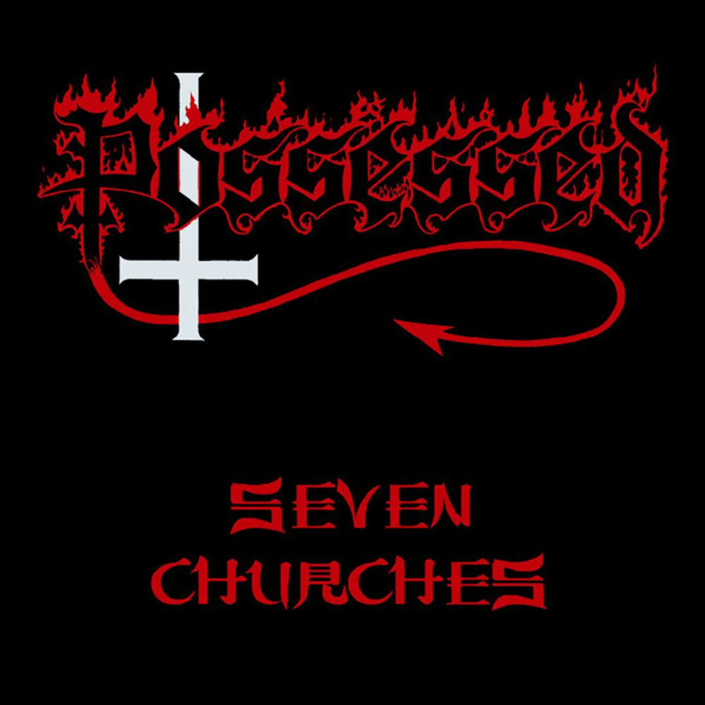 Possessed Seven Churches Vinyl Record