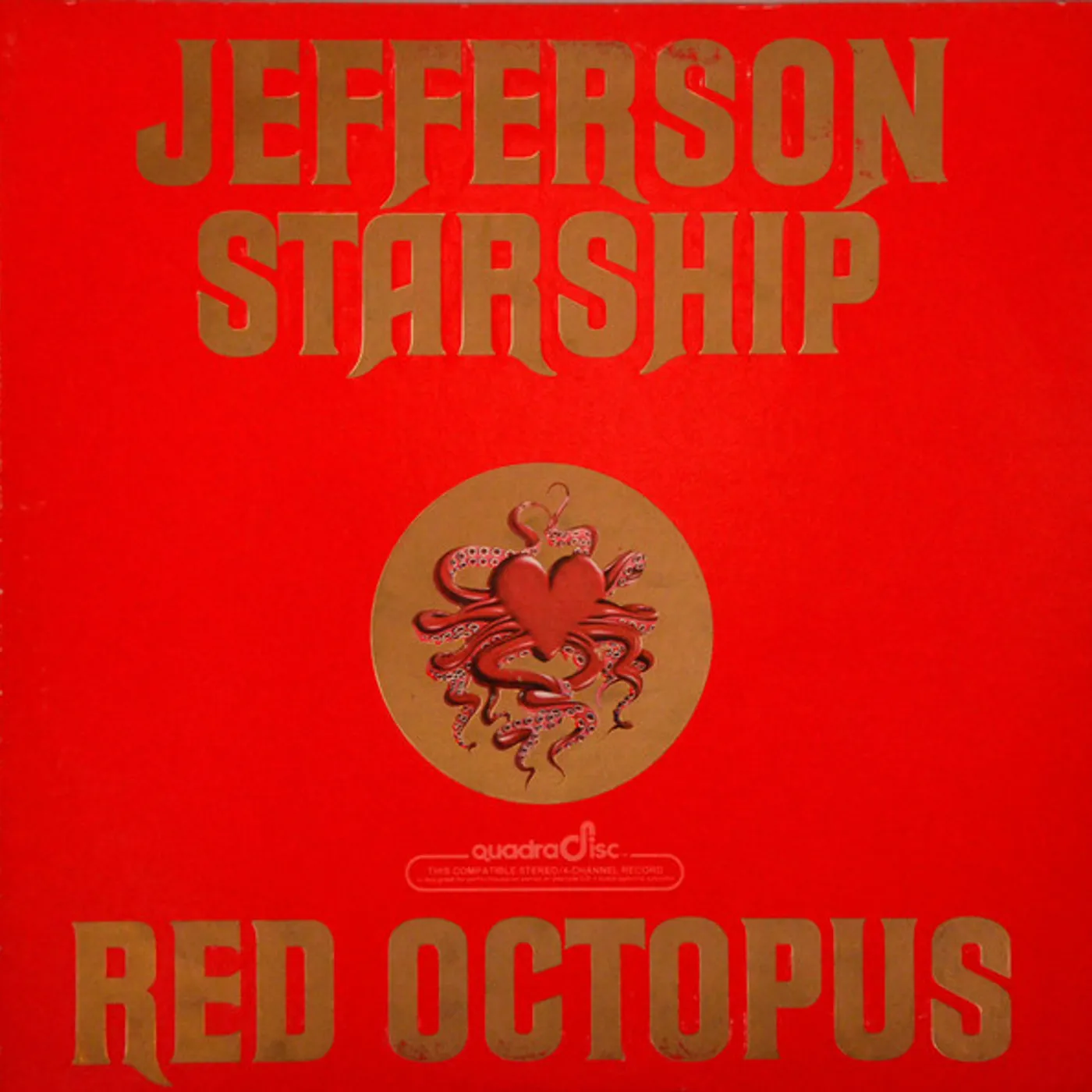 Jefferson Starship Red Octopus Vinyl Record