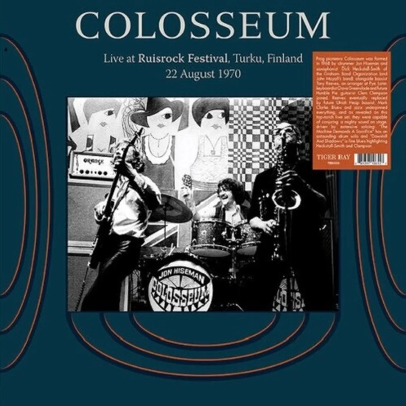 Colosseum LIVE AT RUISROCK FESTIVAL FINALAND 8/22/70 Vinyl Record