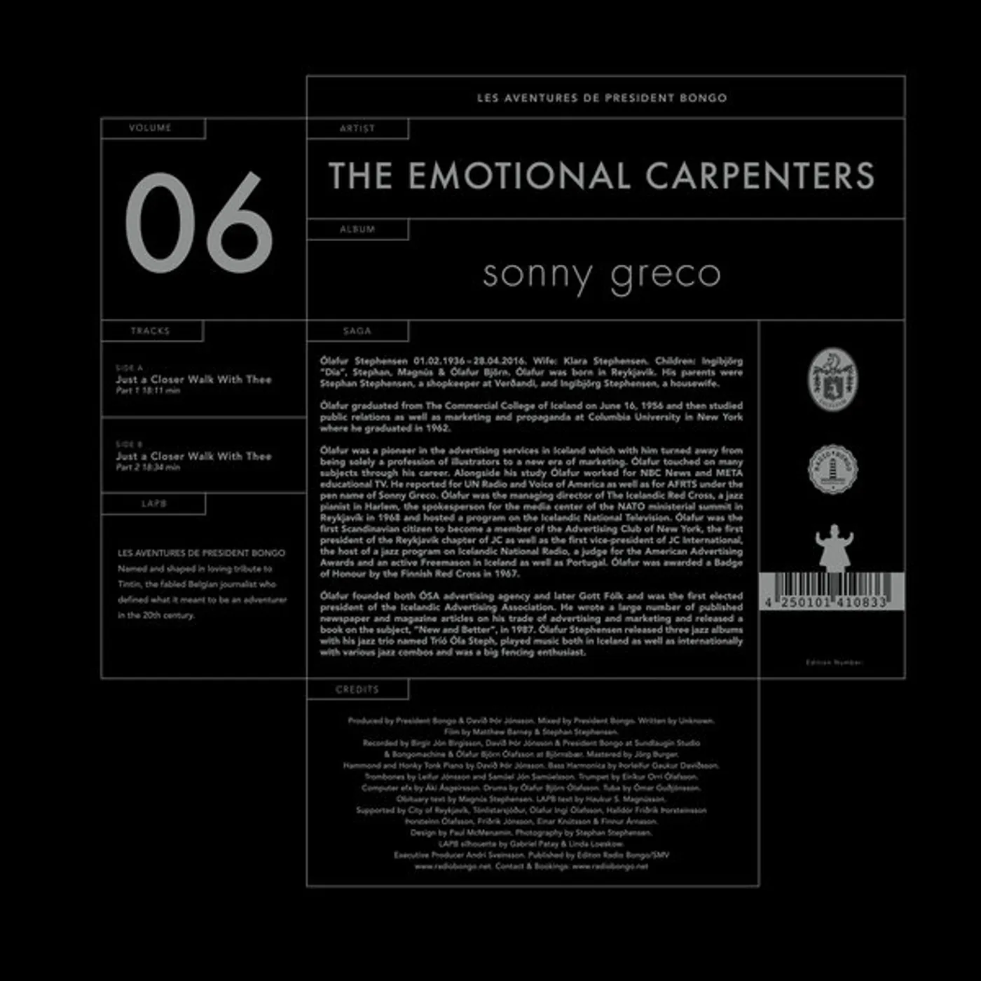The Emotional Carpenters Just a closer walk with thee Vinyl Record