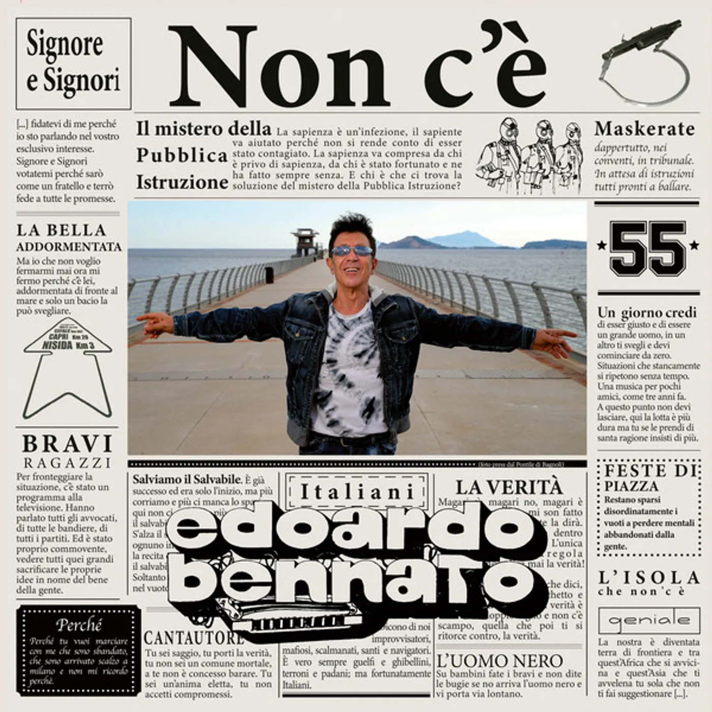 Edoardo Bennato NON C'E Vinyl Record