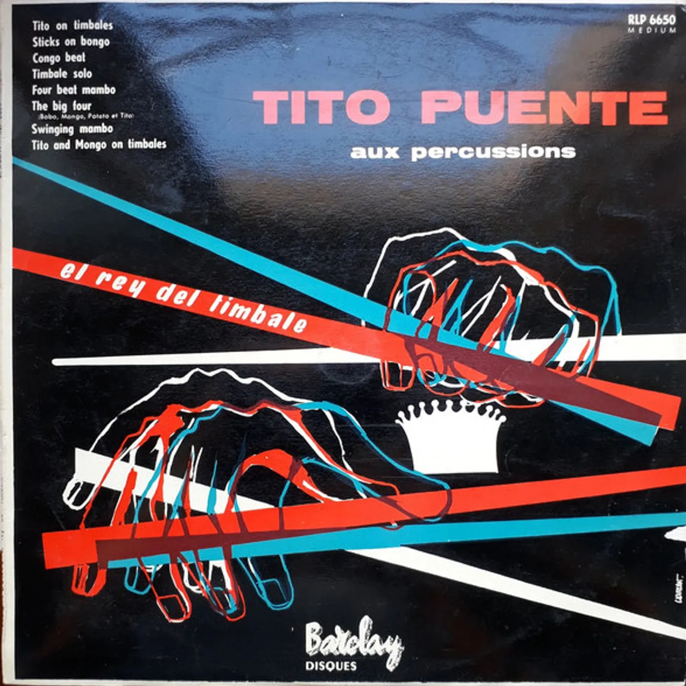 Tito Puente EL REY DEL TIMBALE Vinyl Record