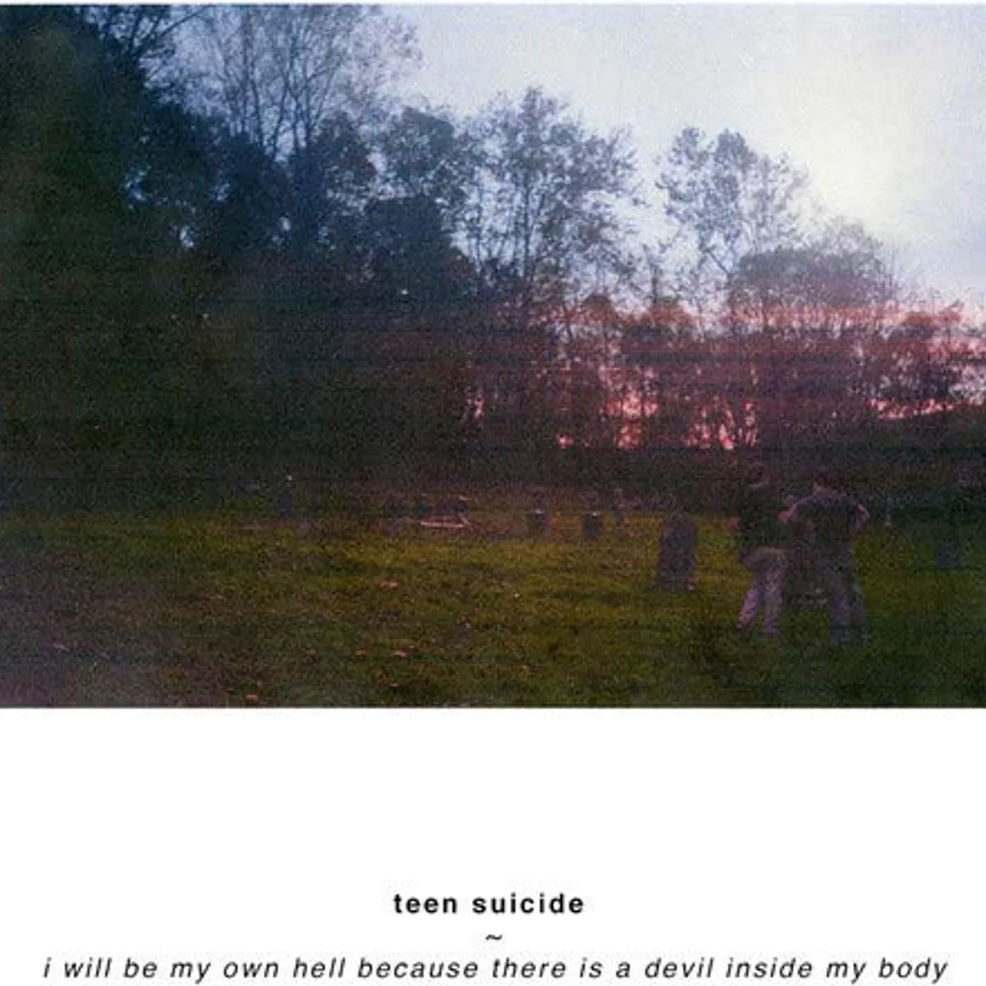 Teen Suicide I WILL BE MY OWN HELL BECAUSE THERE IS A DEVIL Vinyl Record