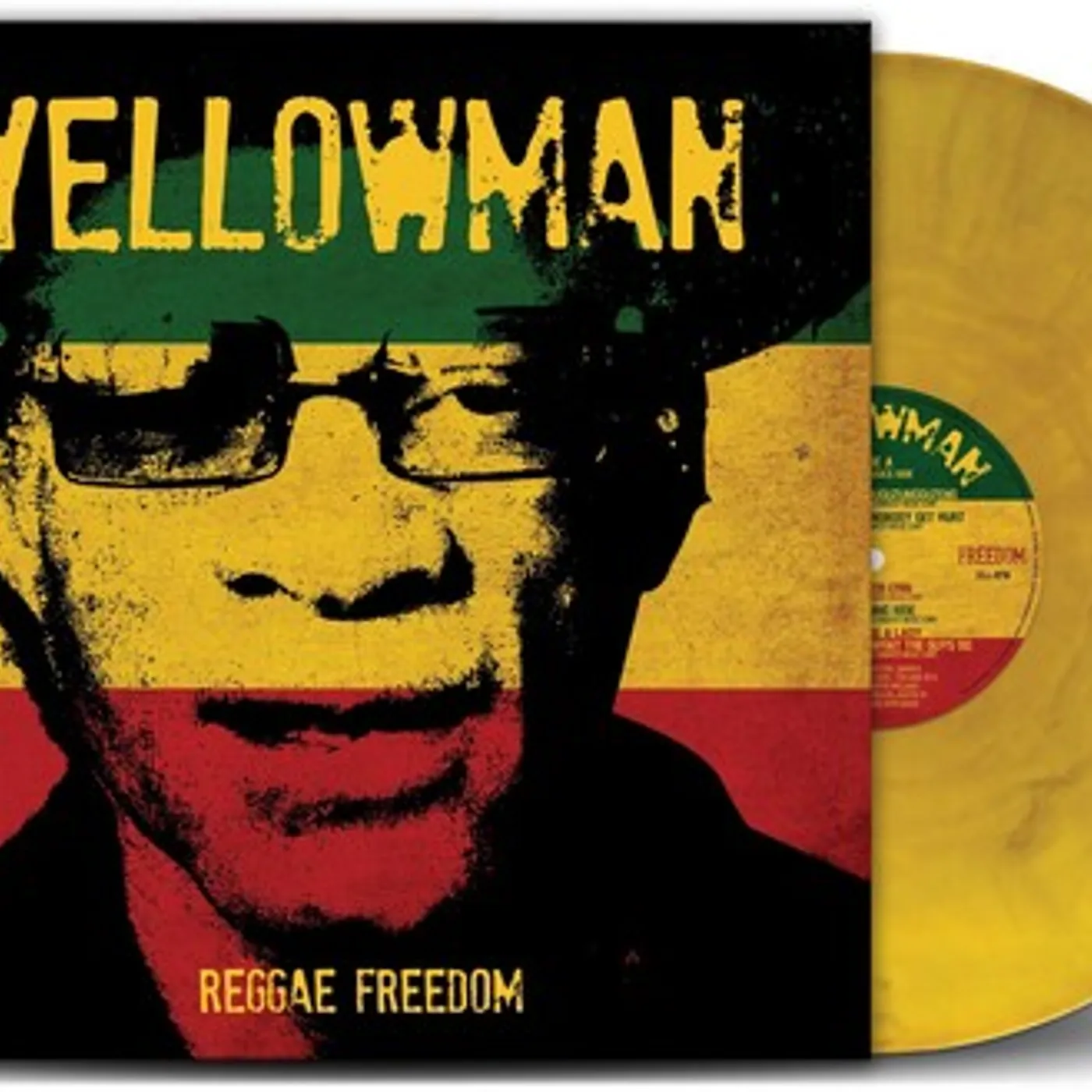 Yellowman REGGAE FREEDOM (YELLOW MARBLE VINYL) Vinyl Record