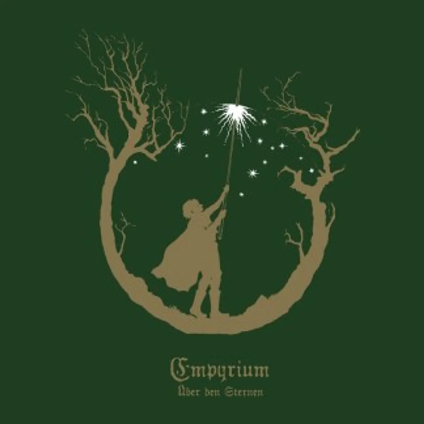 Empyrium UBER DEN STERNEN (DARK GREEN VINYL) Vinyl Record