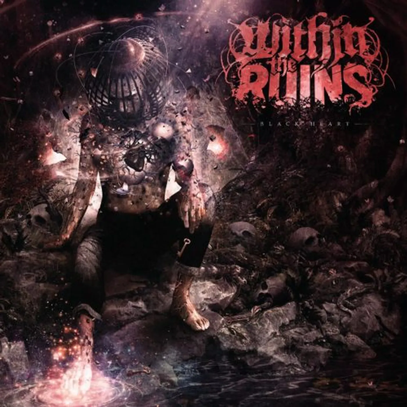 Within The Ruins Black Heart Vinyl Record