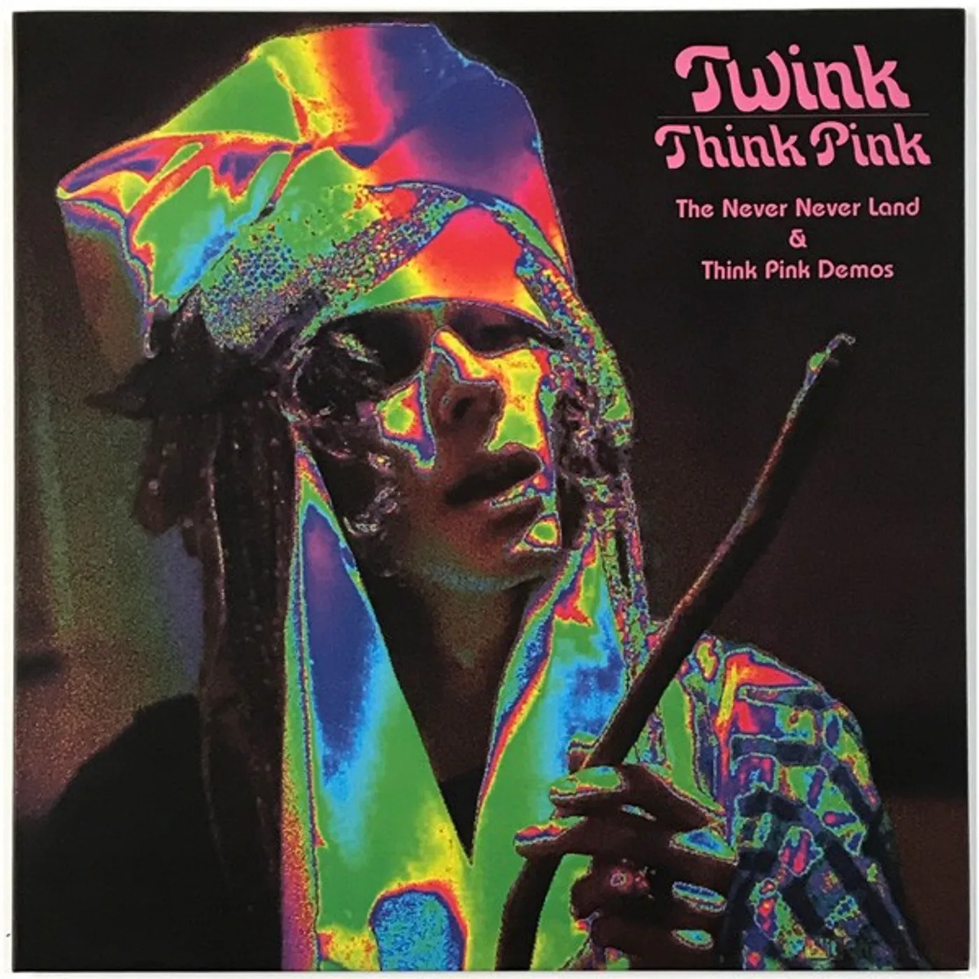 Twink NEVER NEVER LAND & THINK PINK DEMO Vinyl Record