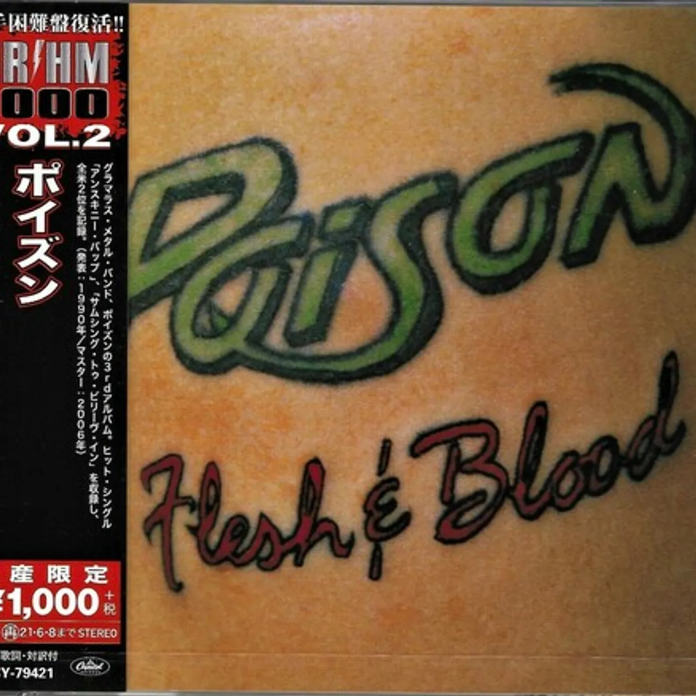 Poison FLESH & BLOOD CD