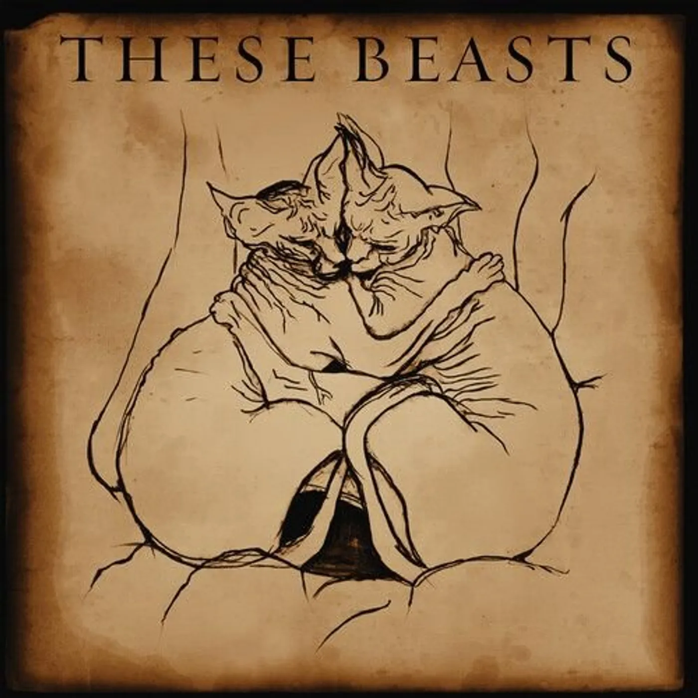 THESE BEASTS (BRONZE SMOKE VINYL) Vinyl Record