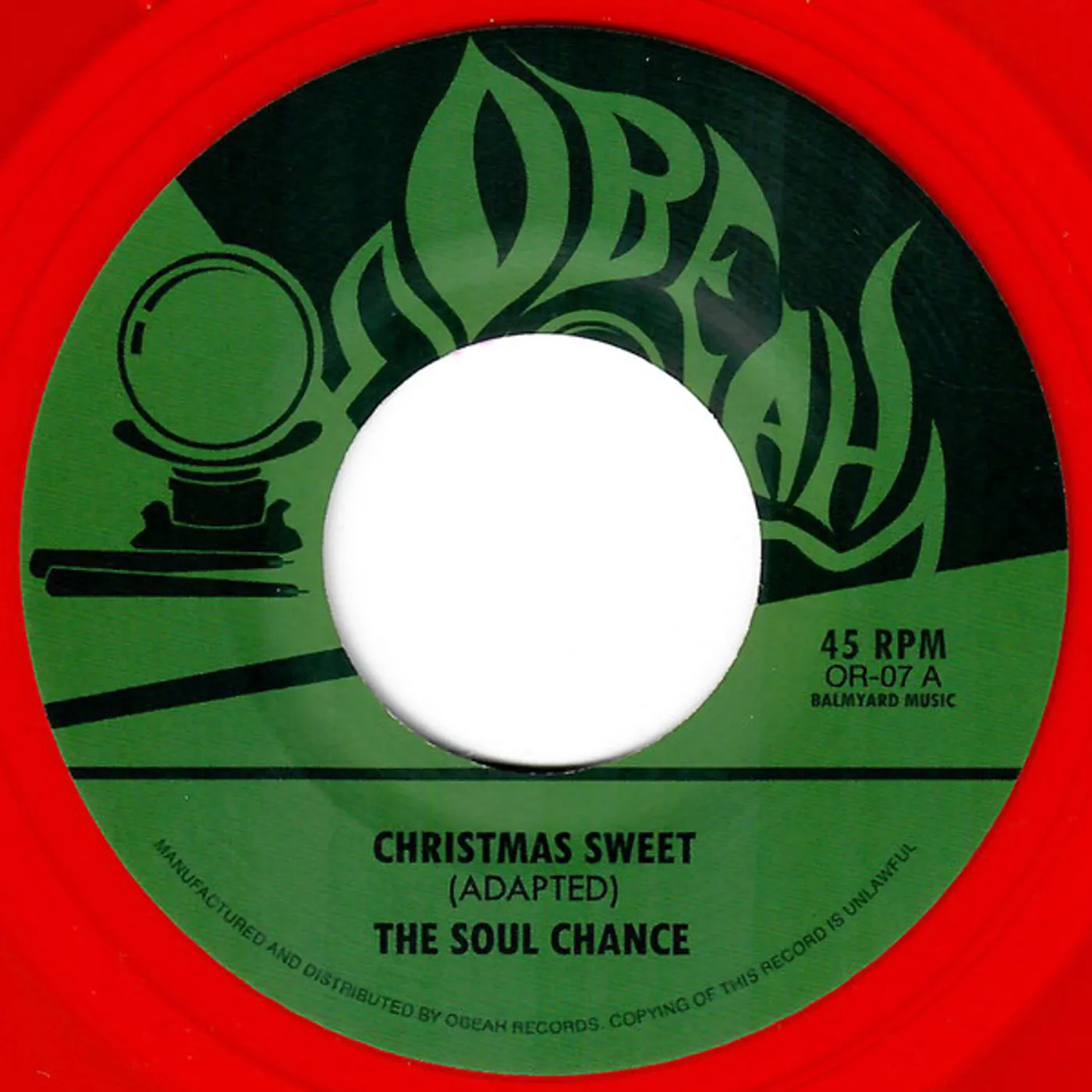 The Soul Chance CHRISTMAS SWEET / SWEET DUB 45 Vinyl Record