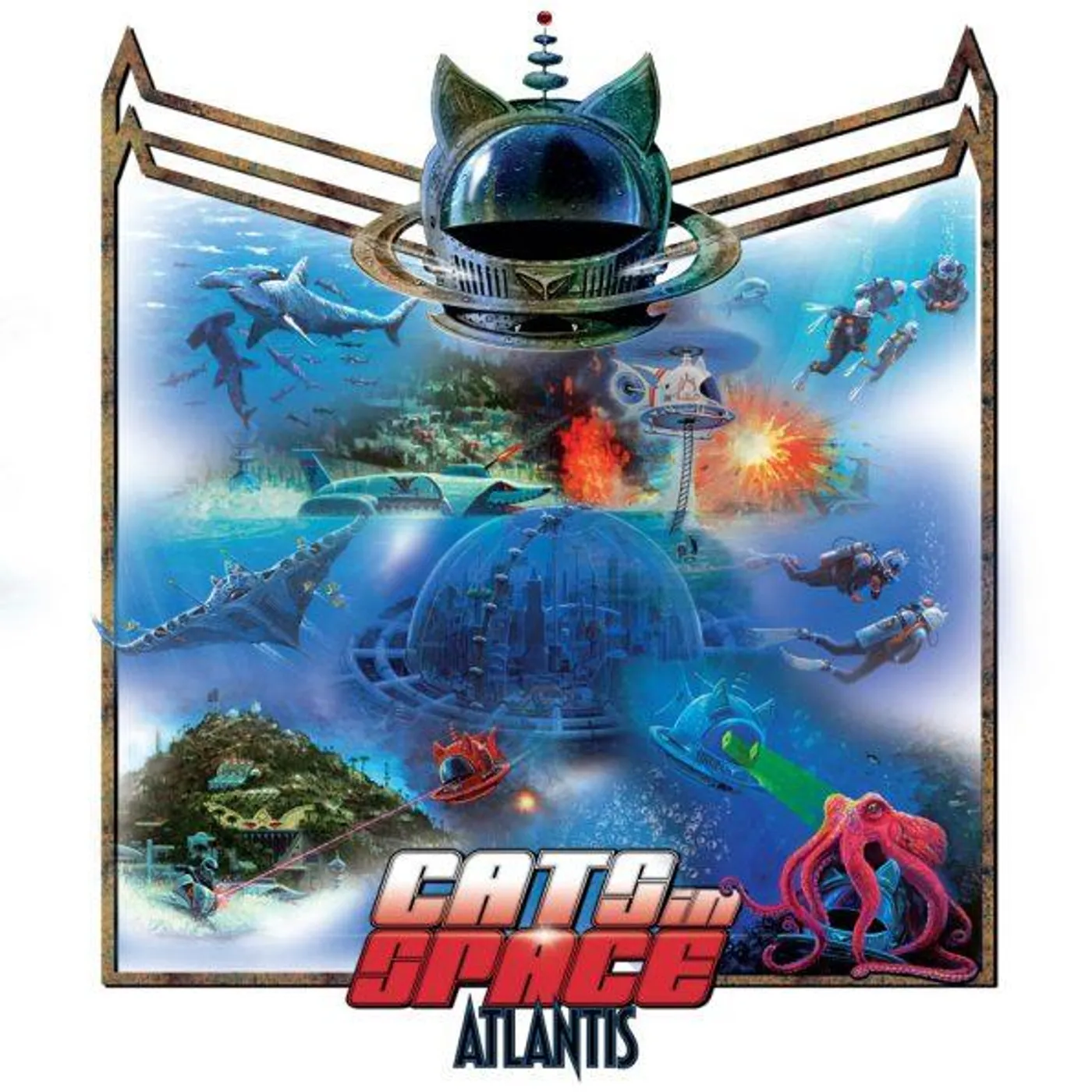 Cats in Space Atlantis Vinyl Record