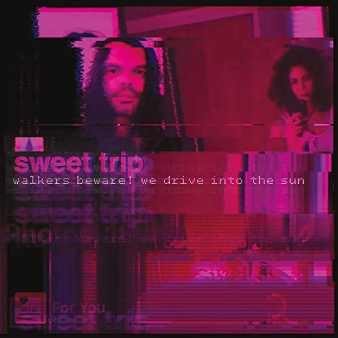 Sweet Trip WALKERS BEWARE WE DRIVE INTO THE SUN / STAB/SLOW Vinyl Record