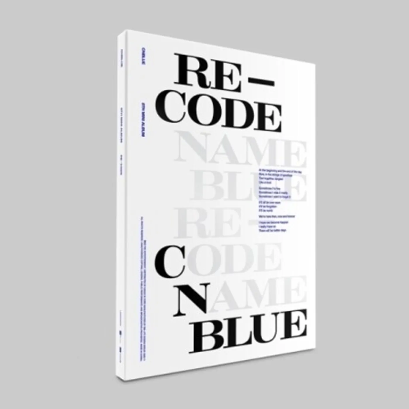 CNBLUE RE-CODE CD