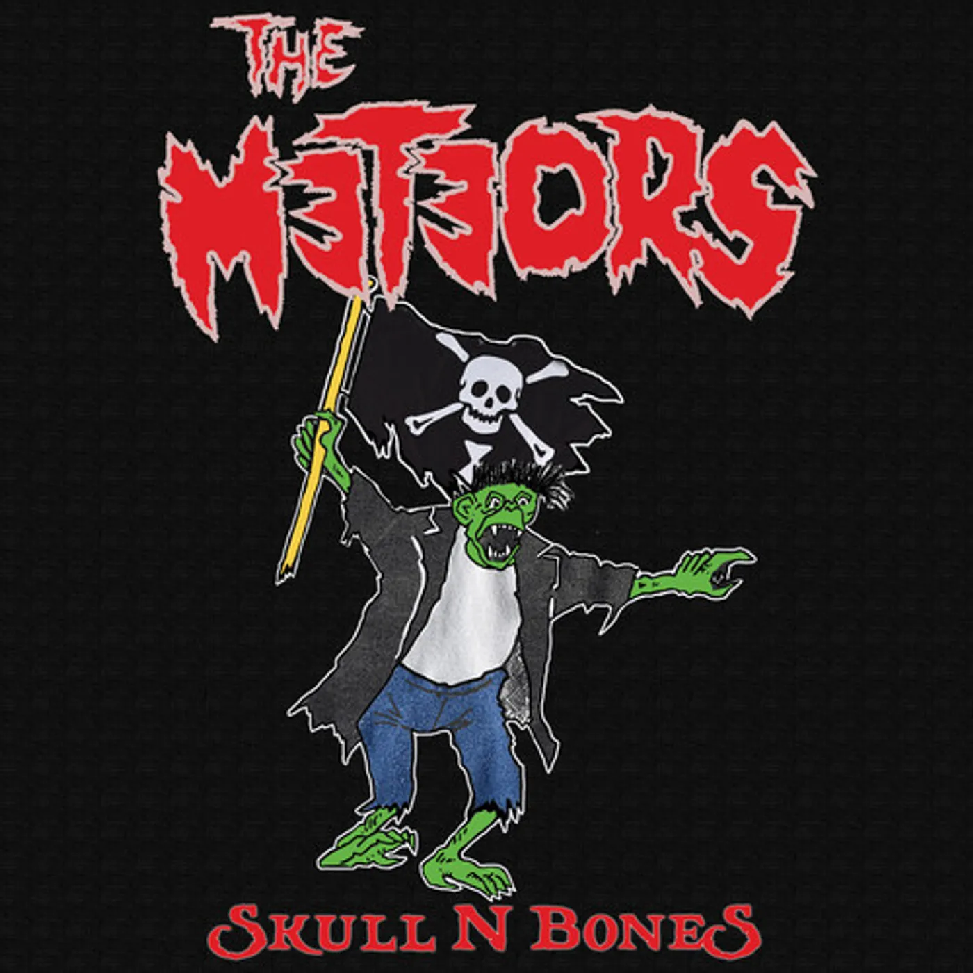 The Meteors SKULL N BONES (GREEN VINYL) Vinyl Record