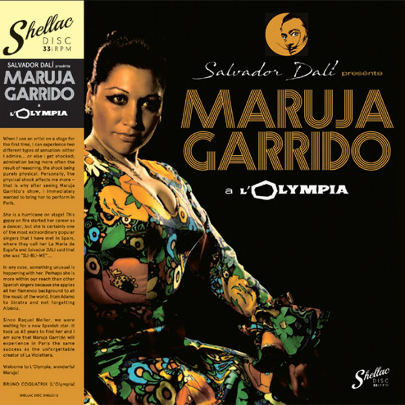 Maruja Garrido SALVADOR DALI PRESENTE M.G. A L'OLYMPIA Vinyl Record