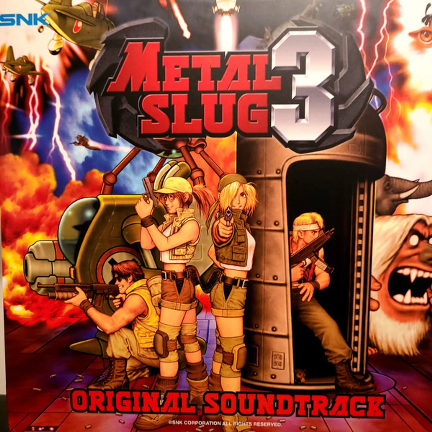 SNK SOUND TEAM METAL SLUG 3 / Original Soundtrack (SPLATTER VINYL) Vinyl Record