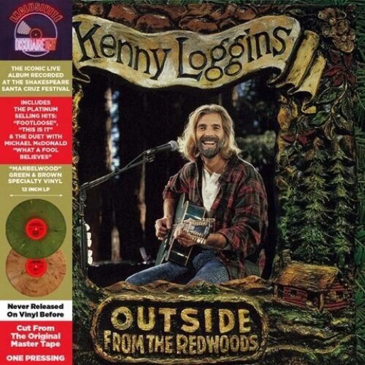 Kenny Loggins Outside From The Redwoods (Green & Brown) Vinyl Record