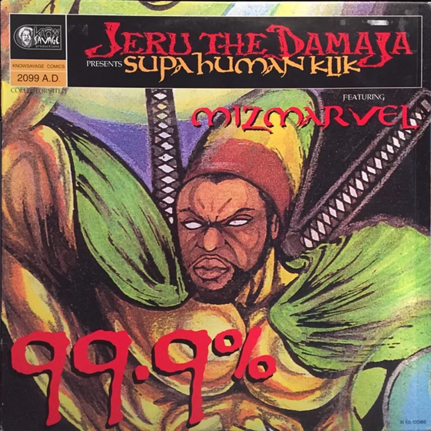 Jeru The Damaja 99.9 PERCENT Vinyl Record