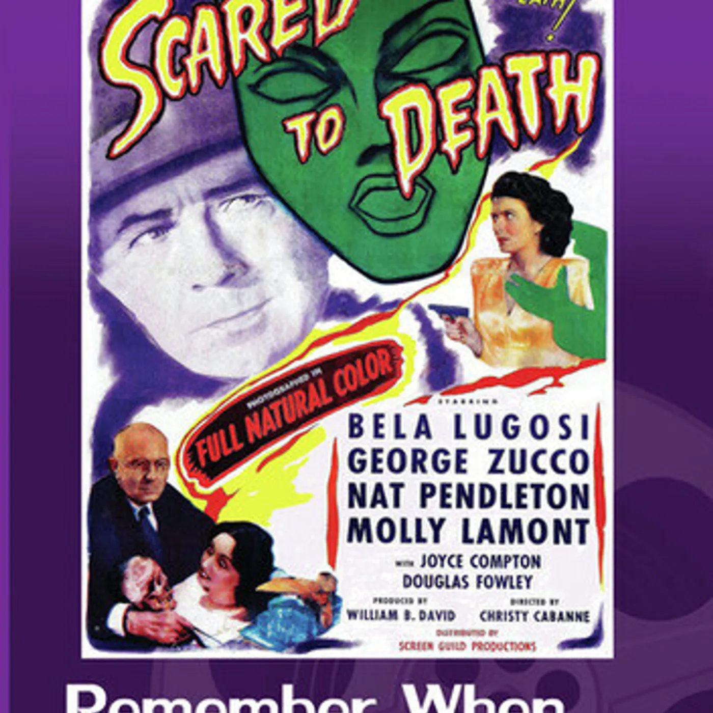 SCARED TO DEATH DVD