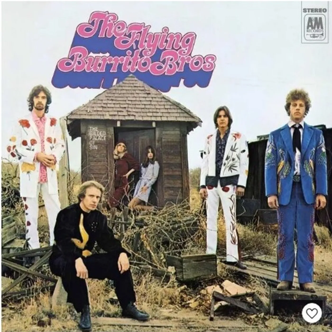 The Flying Burrito Brothers GILDED PALACE OF SIN Vinyl Record
