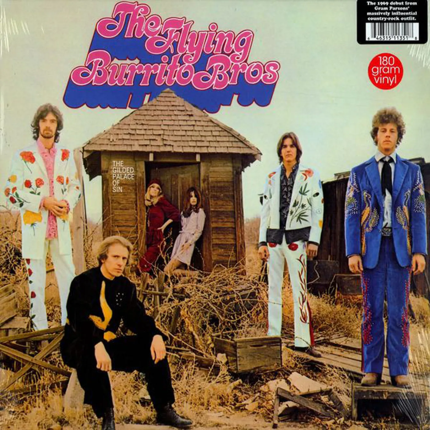 The Flying Burrito Brothers GILDED PALACE OF SIN Vinyl Record