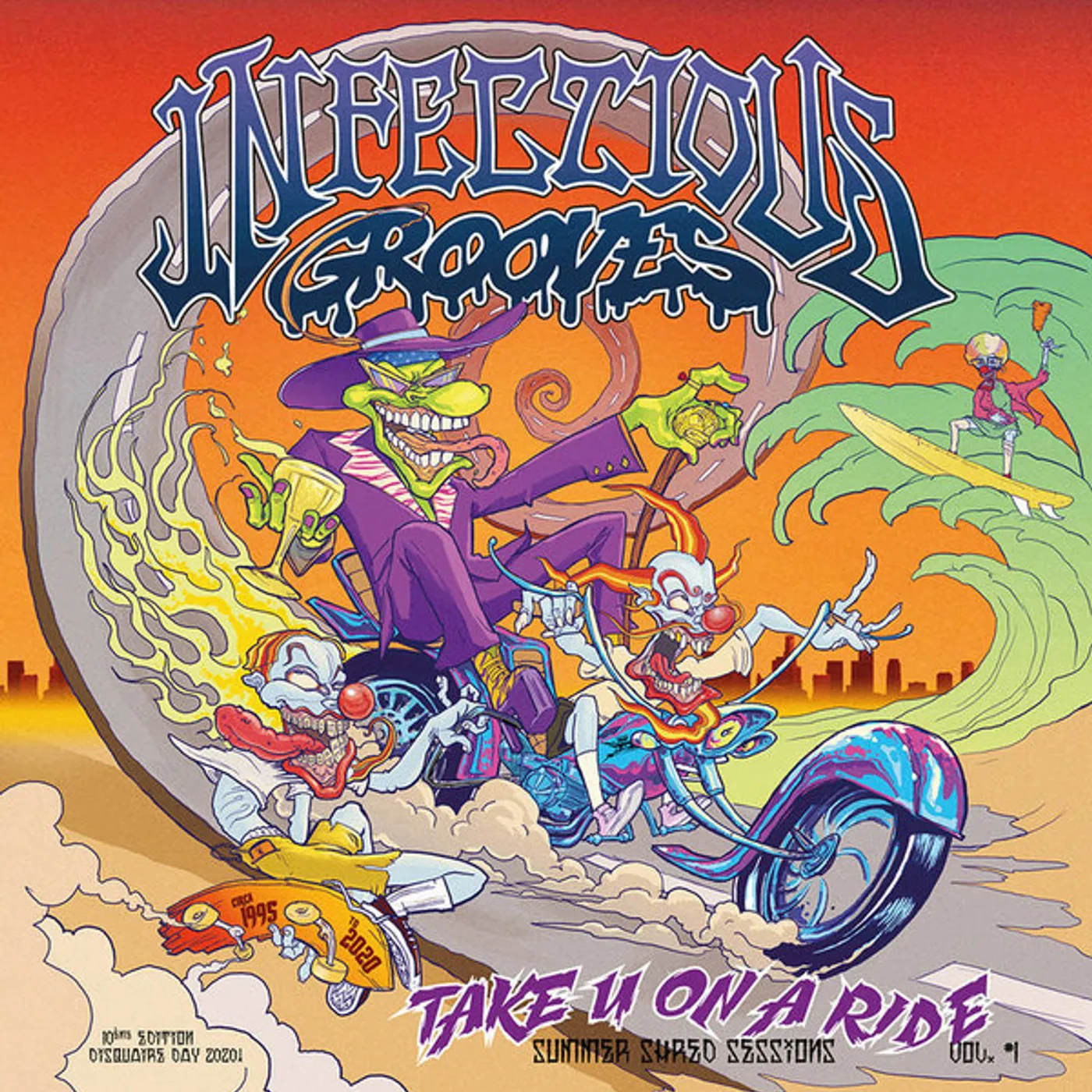 Infectious Grooves TAKE YOU ON A RIDE (EP) Vinyl Record