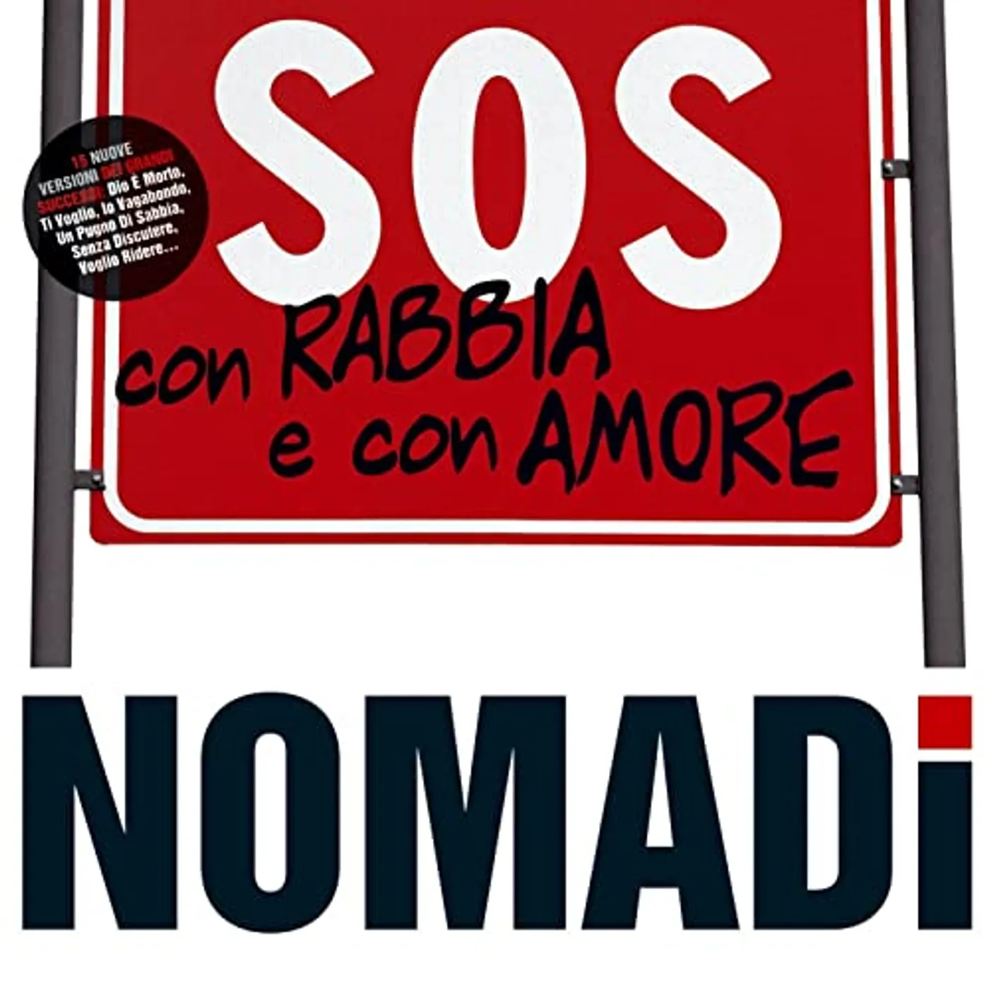 Nomadi SOS Con Rabbia E Con Amore Vinyl Record