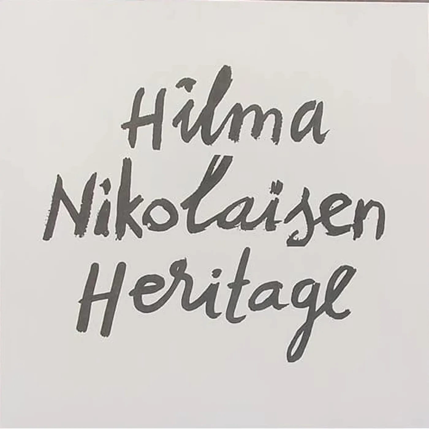 Hilma Nikolaisen Heritage Vinyl Record