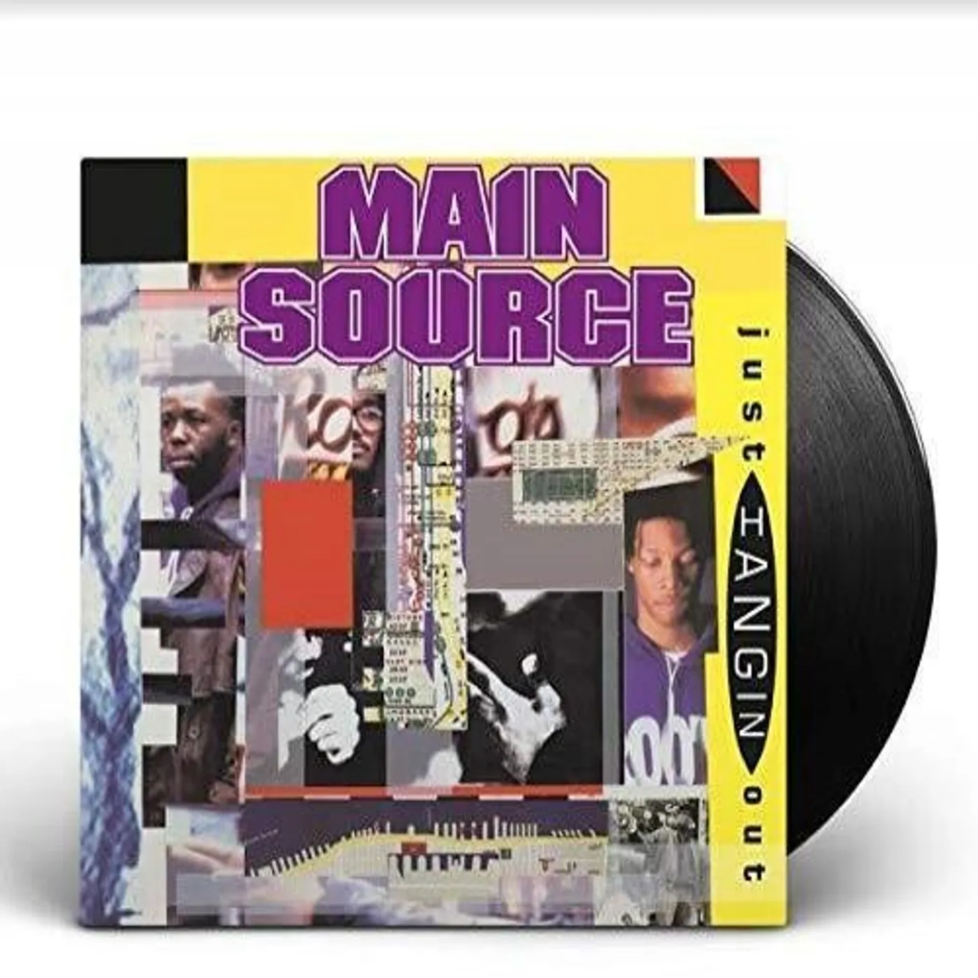 Main Source JUST HANGIN OUT / LIVE AT THE BBQ Vinyl Record