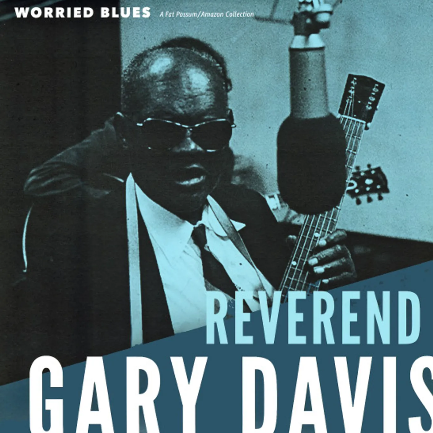 Reverend Gary Davis WORRIED BLUES Vinyl Record