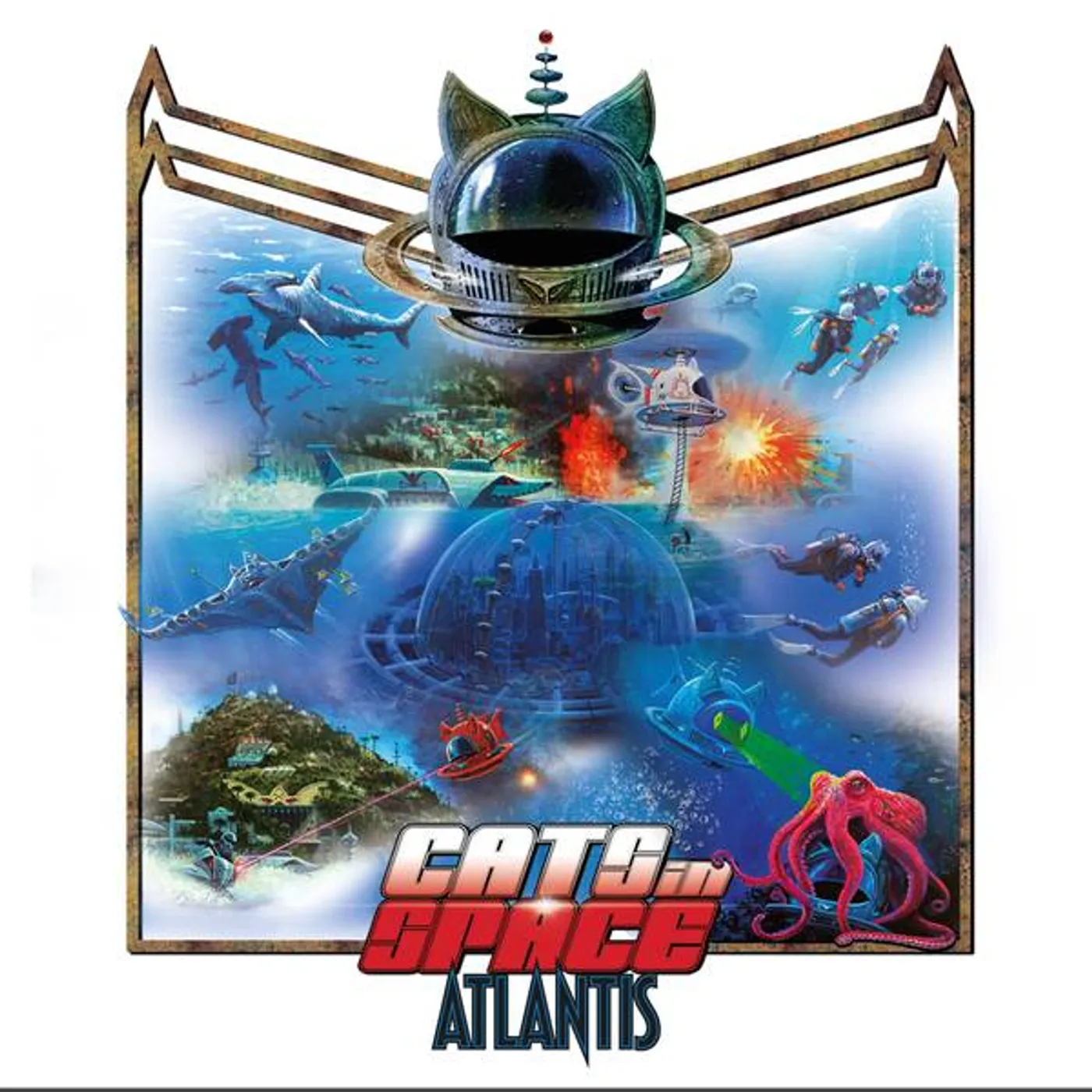 Cats in Space Atlantis Vinyl Record