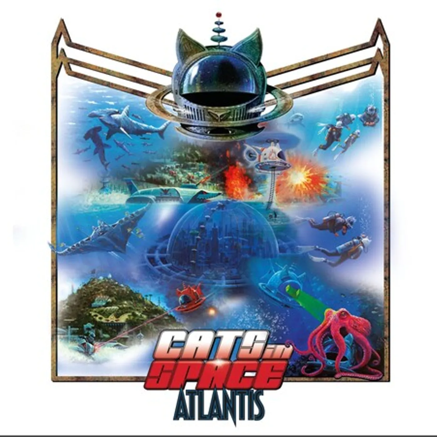 Cats in Space Atlantis Vinyl Record