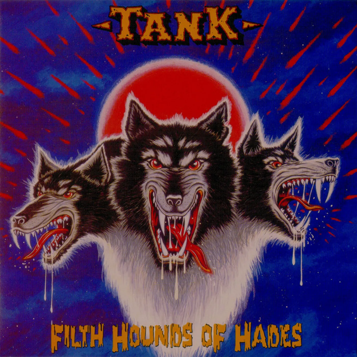 Tank FILTH HOUNDS OF HADES (RED & BLUE VINYL) Vinyl Record