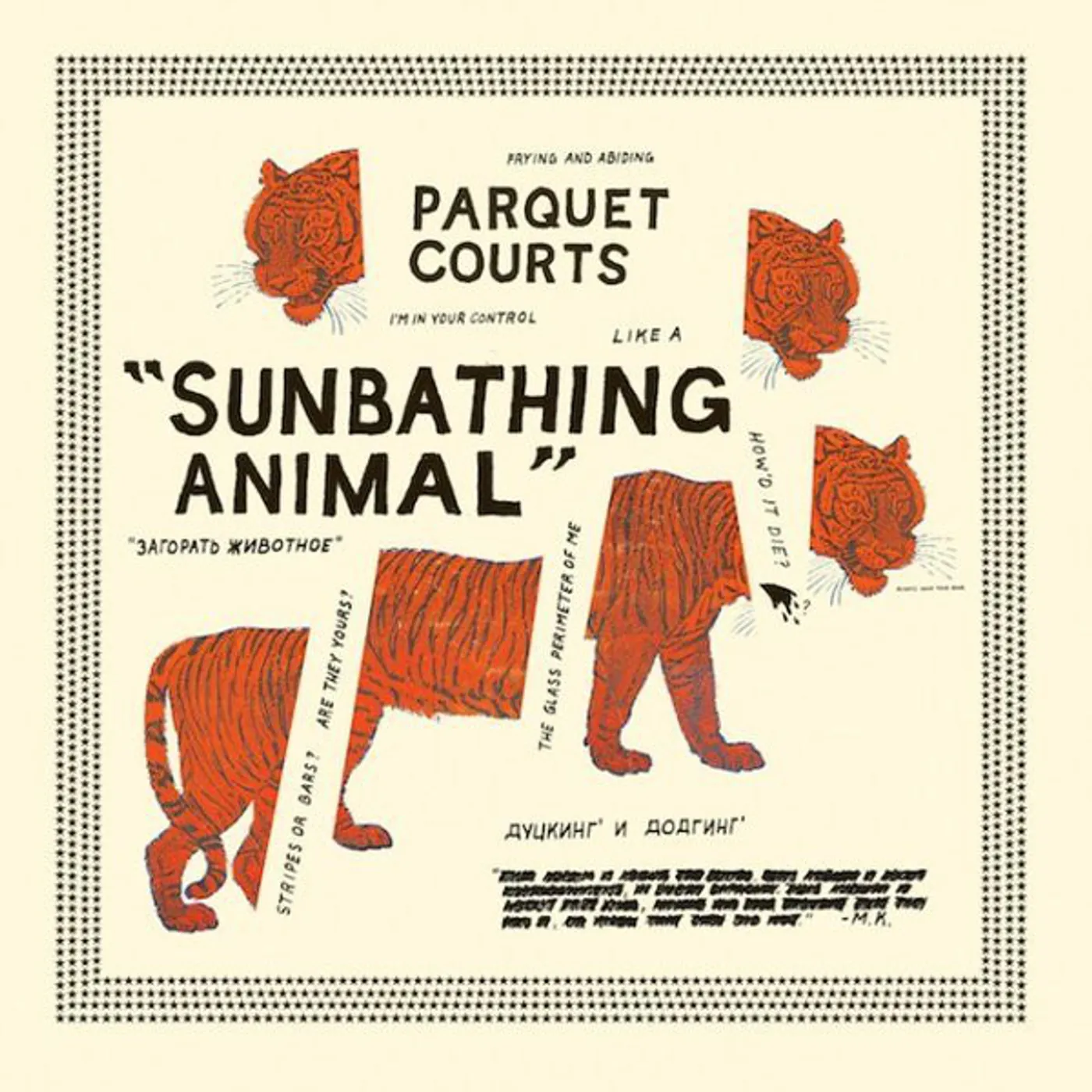 Parquet Courts Sunbathing Animal Vinyl Record