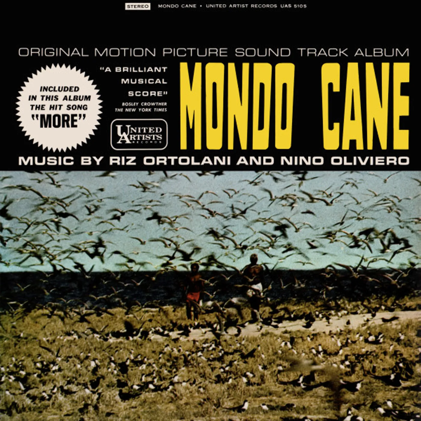 Riz Ortolani / Nino Oliviero MONDO CANE / Original Soundtrack Vinyl Record