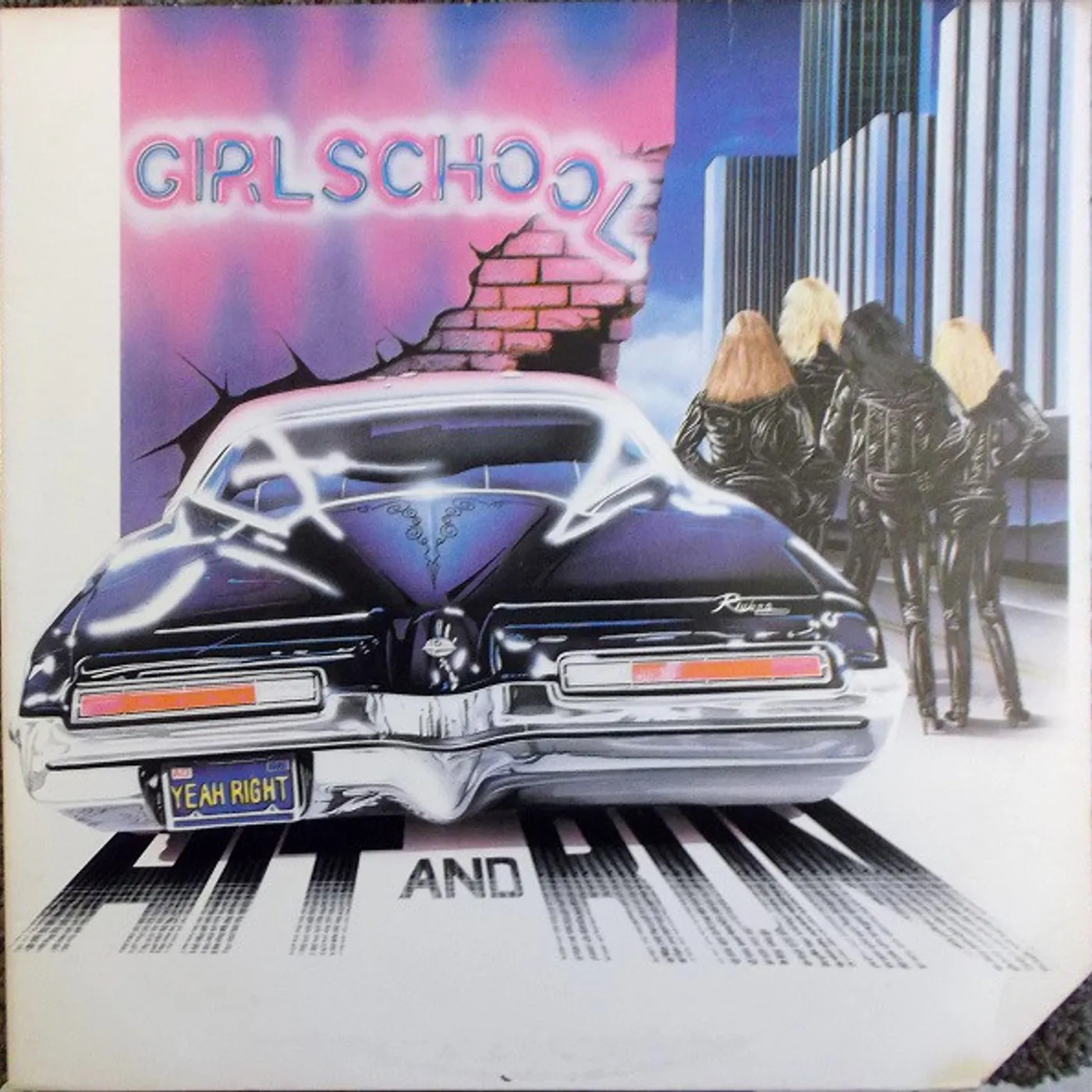 Girlschool Hit And Run Vinyl Record