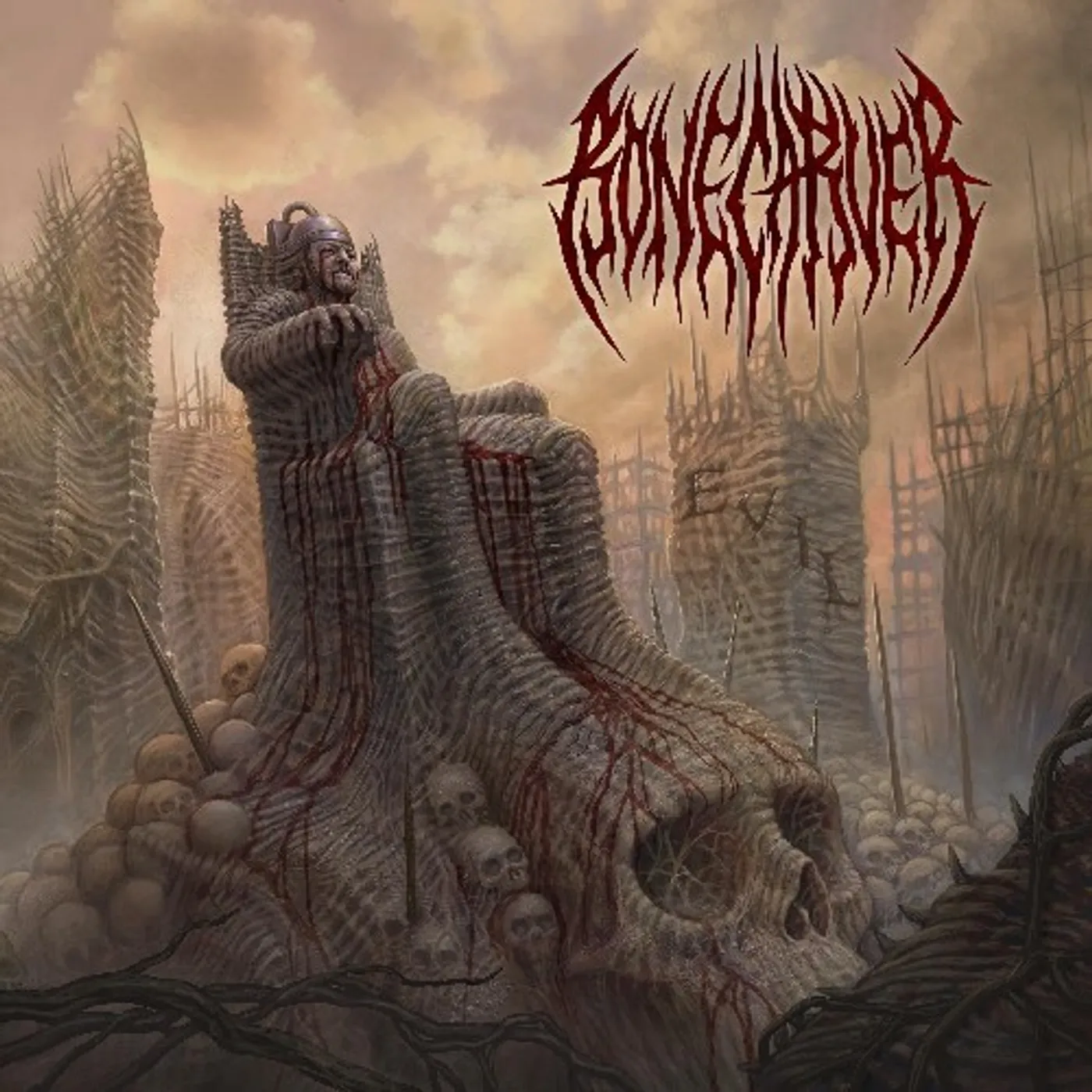 Bonecarver Evil Vinyl Record