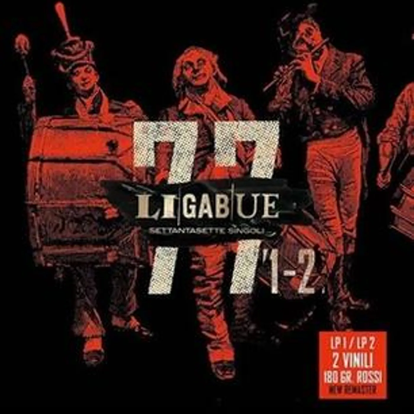 Ligabue 77 SINGOLI / LP 1-LP 2 Vinyl Record
