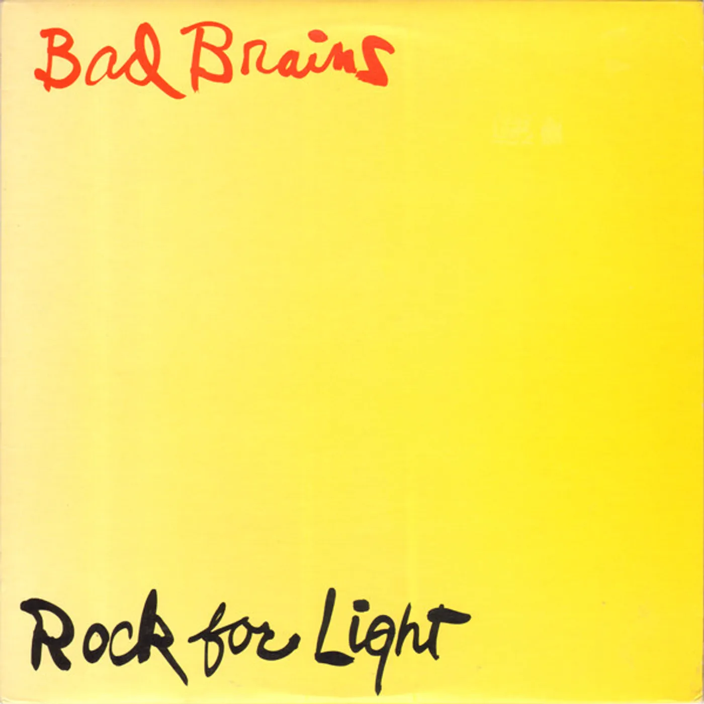 Bad Brains Rock for Light Vinyl Record