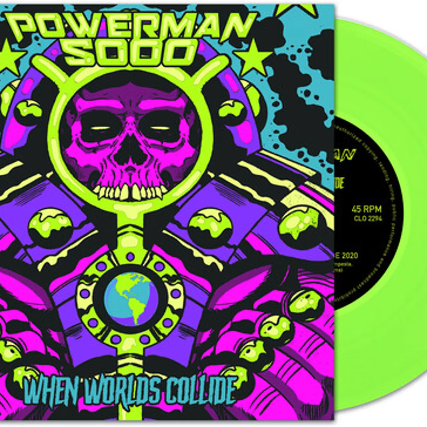 Powerman 5000 WHEN WORLDS COLLIDE Vinyl Record