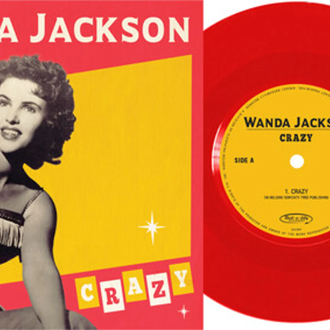 Wanda Jackson Crazy Vinyl Record
