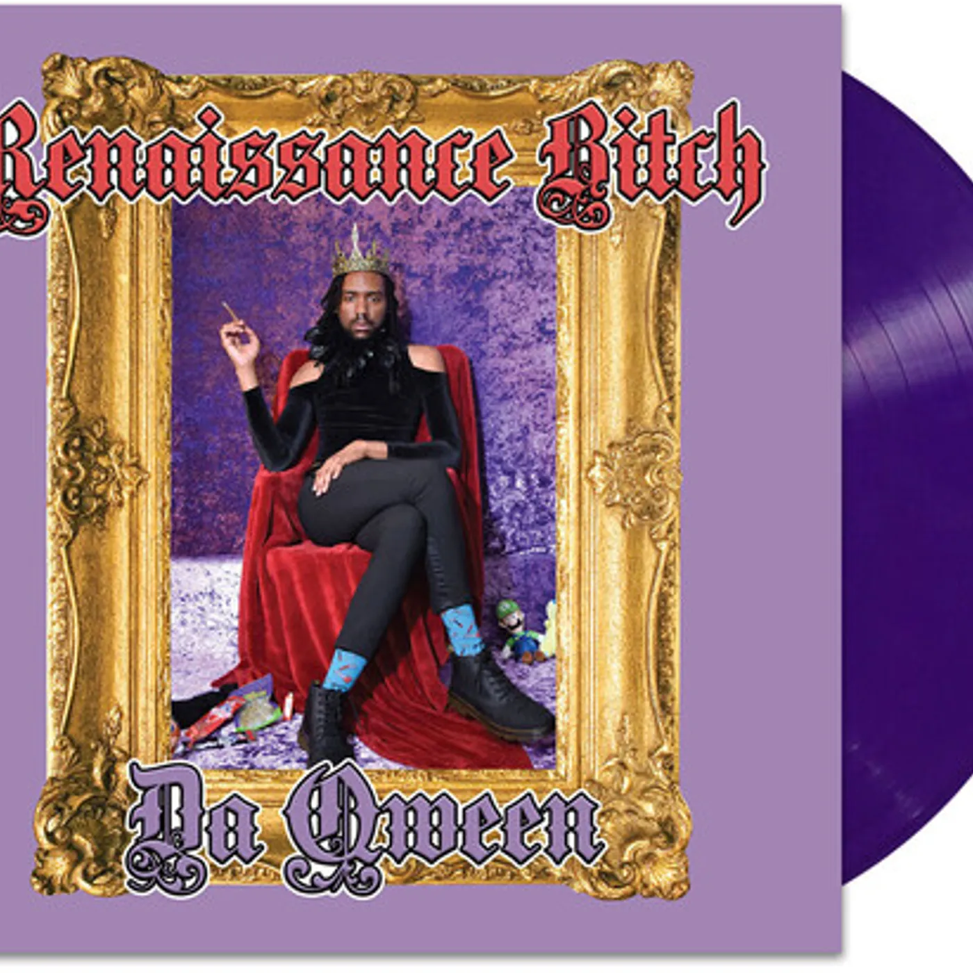 Da Qween RENAISSANCE BITCH (PURPLE VINYL) Vinyl Record