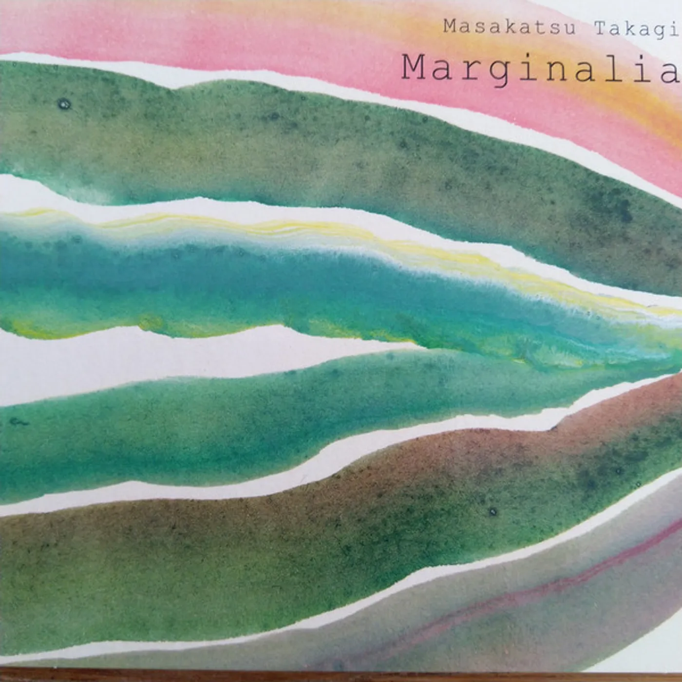 Masakatsu Takagi MARGINALIA 3 Vinyl Record