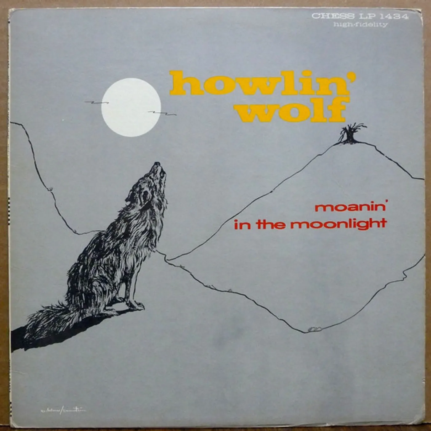 Howlin' Wolf MOANIN IN THE MOONLIGHT Vinyl Record